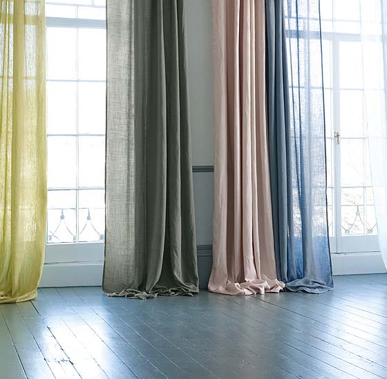Custom made curtains sheer multi colour