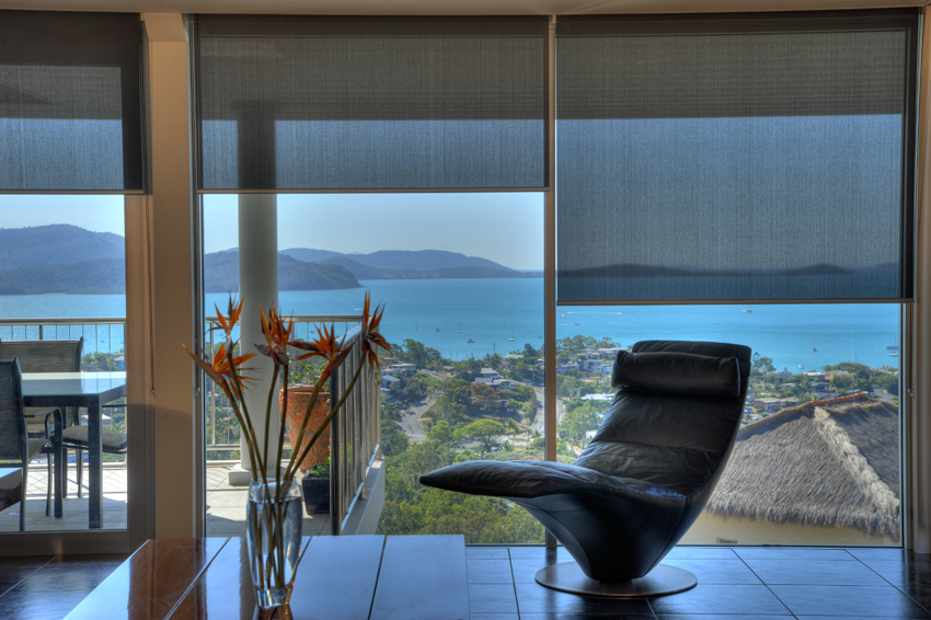 Motorised blinds with a view