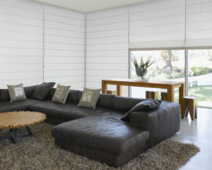 Luxaflex modern roman shades