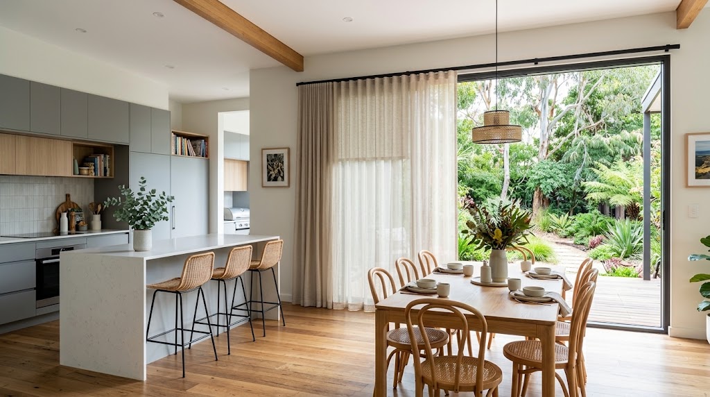 Matching Window Blinds and Curtains Sydney